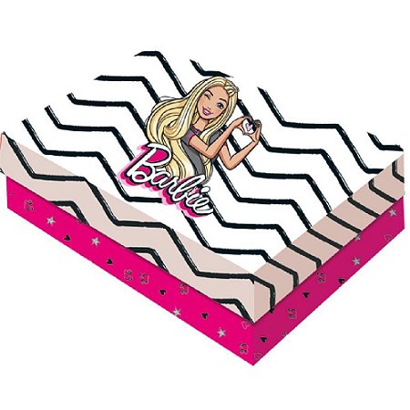 Caixa para Presente com Tampa Barbie Retang.p 15,7X12,7X6,5C