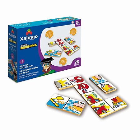Domino Minha Escolinha Silabas 28PCS