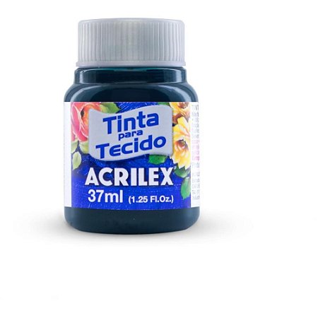 Tinta para Tecido Fosca 37ML Azul Petroleo