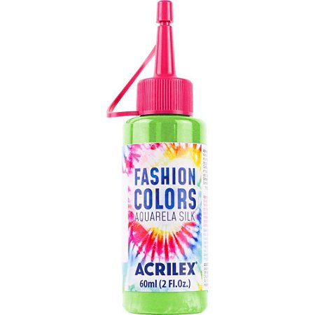 Tinta para Tecido Aquarela SILK 60ML Verde Folha