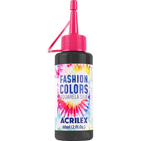 Tinta para Tecido Aquarela SILK 60ML Preto