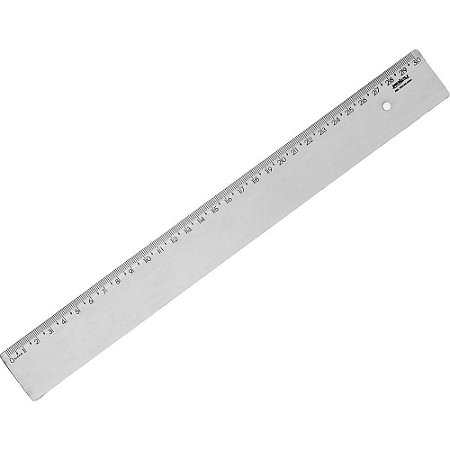Regua de Poliestireno NEW Line Fume 30CM.