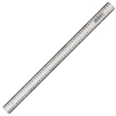Regua Plastica Super Cristal 50CM.