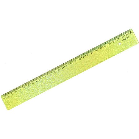 Regua de Poliestireno NEW Line Holog.glitter AM 30CM