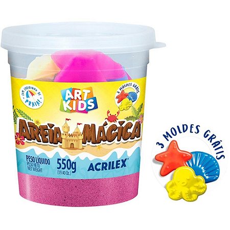 Massa Areia Areia Magica Maravilha 550G/MO