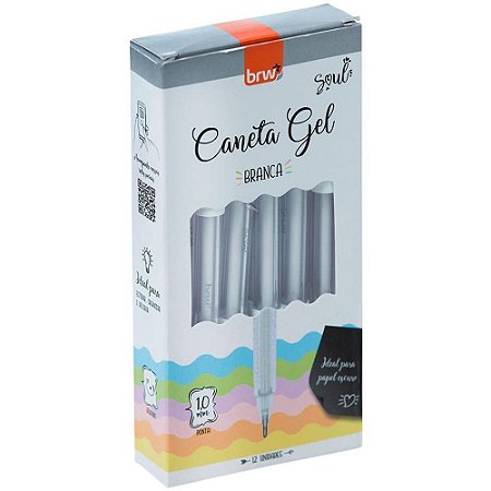 Caneta GEL 1.0MM Branca