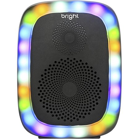Caixa Acustica Color BOM 120W BLUETOOTH/LED