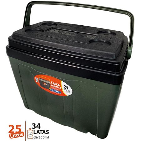 Caixa Termica 25L C/ ALCA Popstar VD Militar