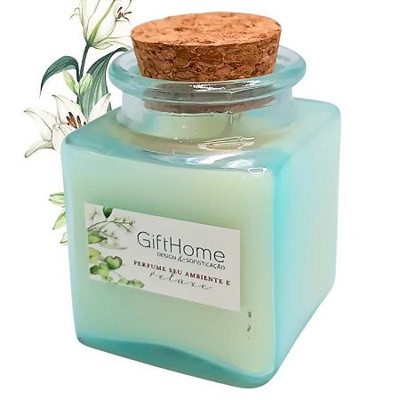 Vela Perfumada Aromática Decorativa Lembrancinha C/ Tampa de Rolha 100G