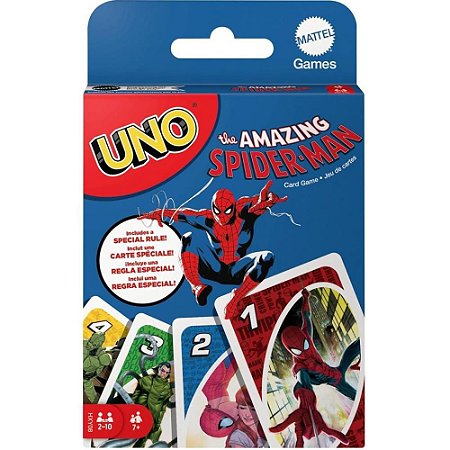 Jogo de Cartas UNO Spiderman