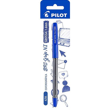 Caneta Esferografica BPS-GRIP-M 1.6 Azul