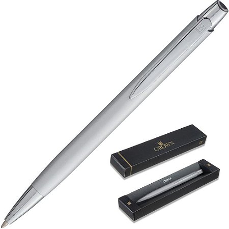 Caneta Esferografica Berna Esfera Prata