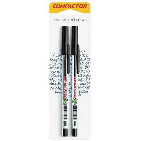 Caneta Esferografica 0.7MM Blister C/02 Pretas