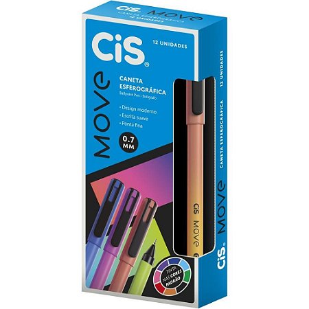 Caneta Esferografica CIS Move 0.7MM LA