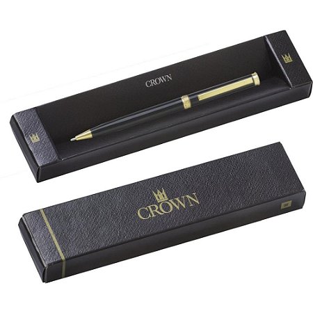 Caneta Esferografica Liverpool GOLD Preta