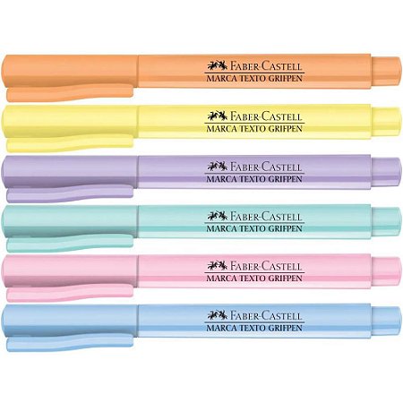 Caneta Marca Texto Grifpen TONS Pastel 4 Cores