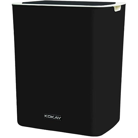 Lixeira para Escritorio Automatica / Sensor 14L Preta