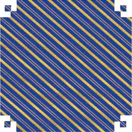 Papel Presente Bobina Couche 60CM.MOD.160 Listrado AZUL/OUR