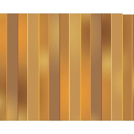 Papel Presente Bobina Couche 60CM.MOD.271 Listrado Ouro 100MT VMP