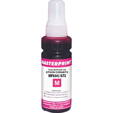 Refil de Tinta EPSON COMP. 664 Magenta 100ML