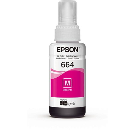Refil de Tinta EPSON 664 Magenta 70 ML.