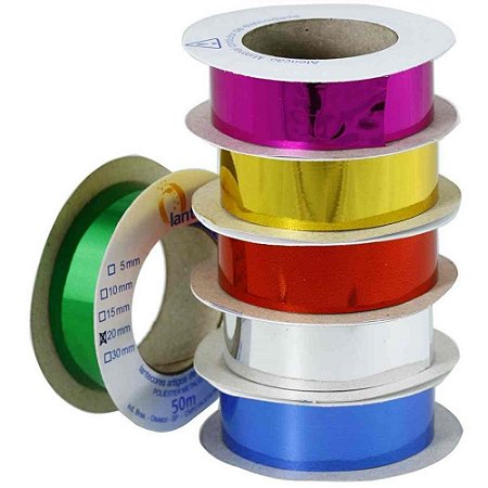 Fita Metaloide 20MMX50MTS. Prata