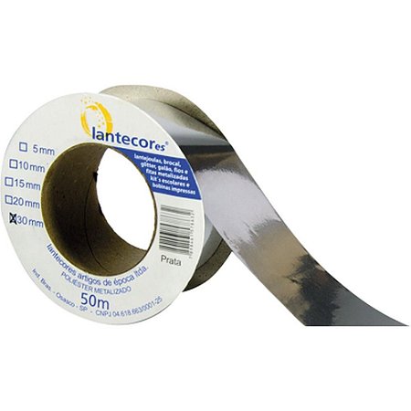 Fita Metaloide 15MMX50MTS. Prata