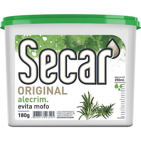 Desumidificador Secar Original Alecrim 180G.