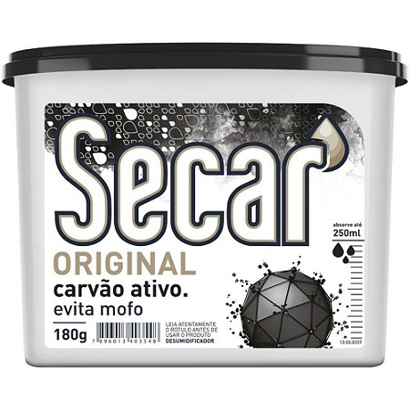 Desumidificador Secar Original Carvão Ativo