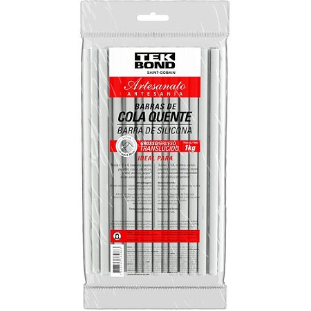 Cola Quente Refil Grossa 1KG.TRANSLUCIDA