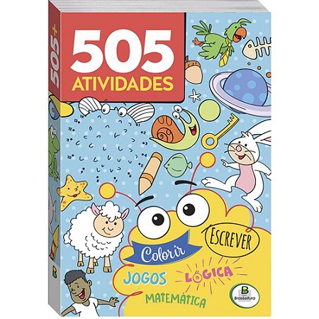 Livro Infantil Colorir 505 Ativ.cp.glitter 15X22 288P