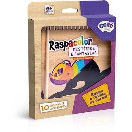 Livro Infantil Colorir Raspacolor Misterio e FANT.10P