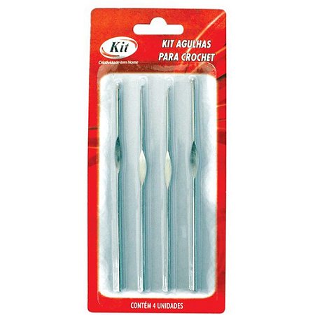 Agulha para Croche ACO C/4UNIDADES KIT