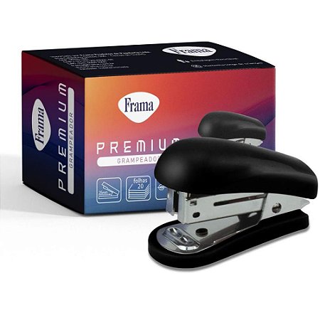 Grampeador Mini P/20FLS 26/6 Preto 6,4CM