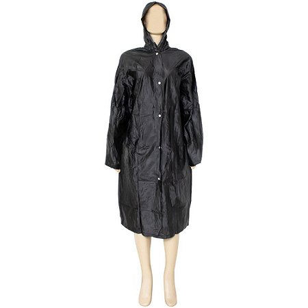 Capa de Chuva Adulto PVC C/TOUCA Sortida