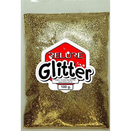 Glitter PVC Cobre 100G.