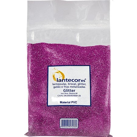 Glitter PVC PINK 100G. (7898461578427)