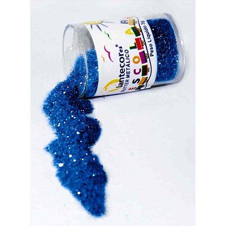 Glitter PVC Azul Royal Potes 3G.