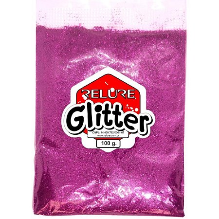 Glitter PVC PINK 100G.