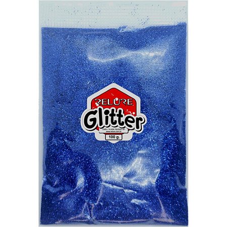Glitter PVC Azul Royal 100G.