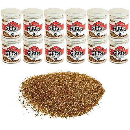 Glitter PVC Cobre Potes 3G.