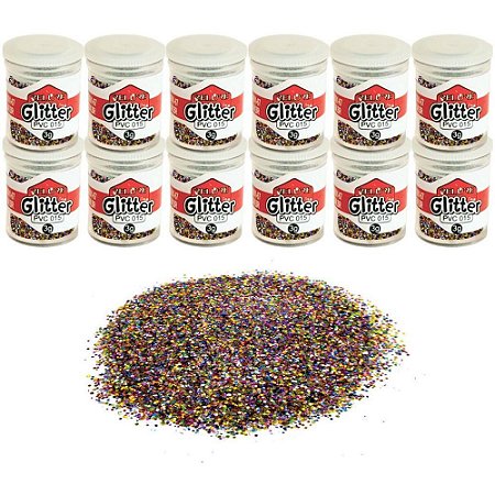 Glitter PVC Multicor Potes 3G.
