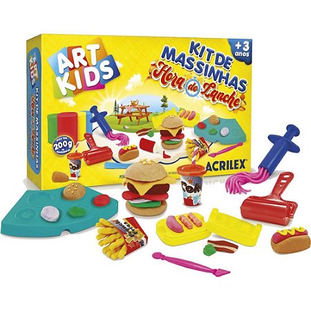 Massa para Modelar Criativa ART KIDS Hora do Lanche 200G