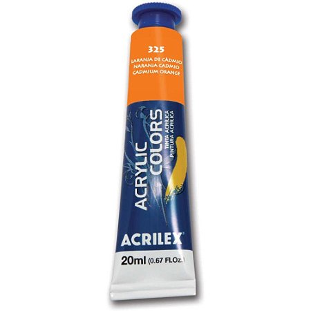 Tinta Acrilica ACRYLIC Colors 20ML Laranja CA
