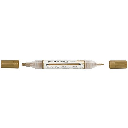 Pincel Marcador Artesanato Multimark S/P Ouro com 6