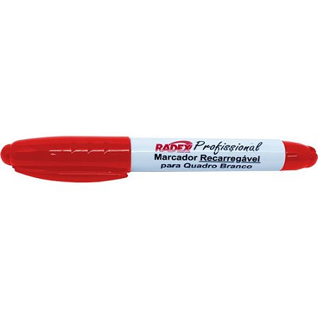 Pincel Quadro Branco Recarregavel Vermelho (7897254116853)