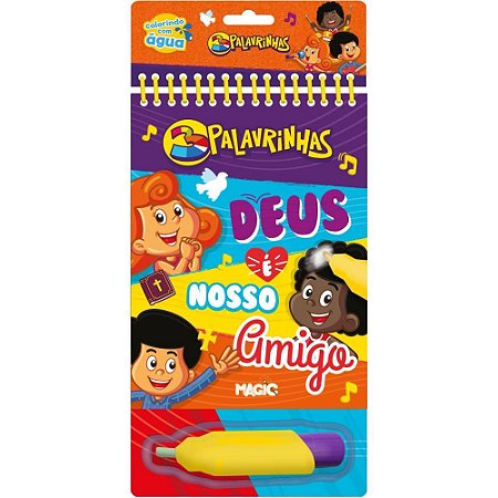 Livro Aquabook 3 Palavrinhas 24X14CM 10PGS