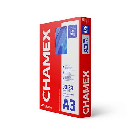 Papel Sulfite A3 Chamex Super 90G 500 FLS