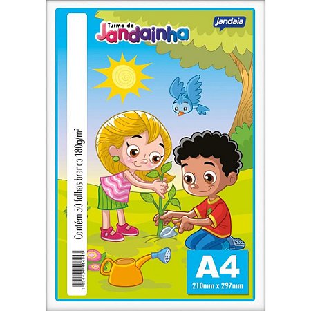 Papel Sulfite A4 Jandainha 60K 180GRS.BRANCO