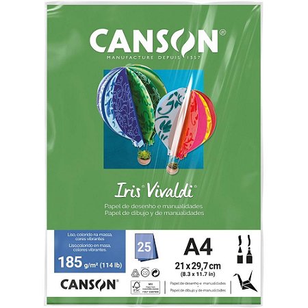 Papel A4 Color IRIS Vivaldi Verde Claro 185G